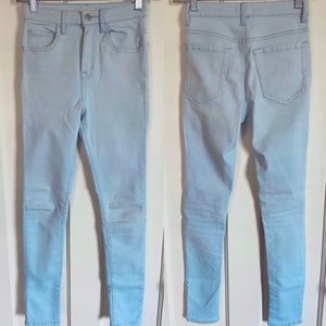 baby blue skinny jeans